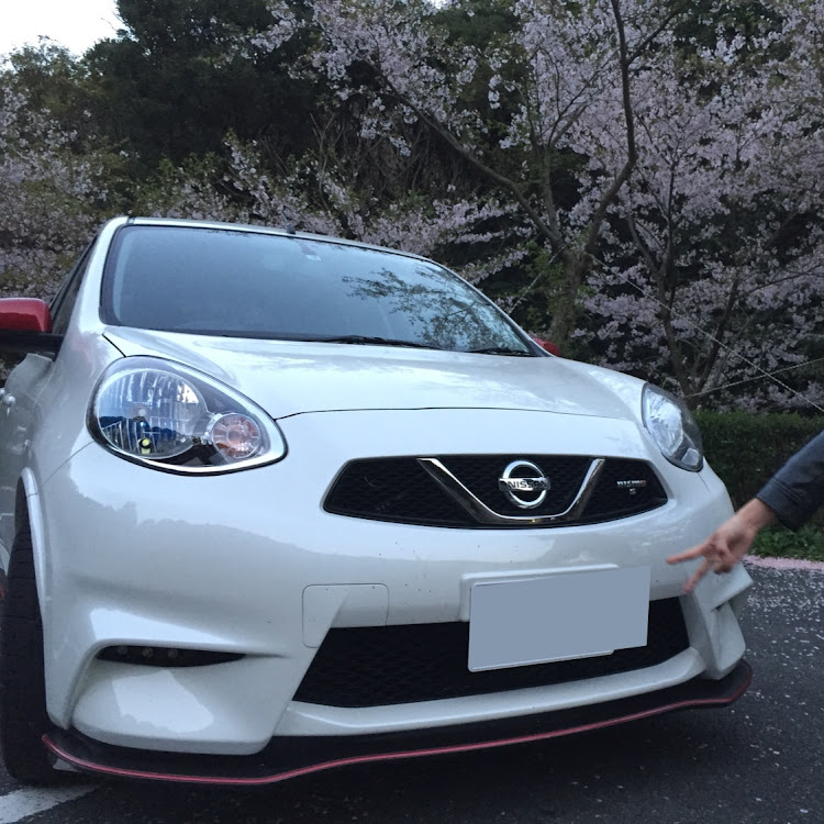 マーチのドライブ・桜とコラボに関するカスタム事例の投稿画像1枚目