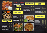Spicy Street menu 1