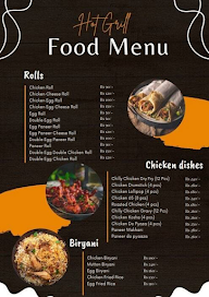 Hot Grills menu 1