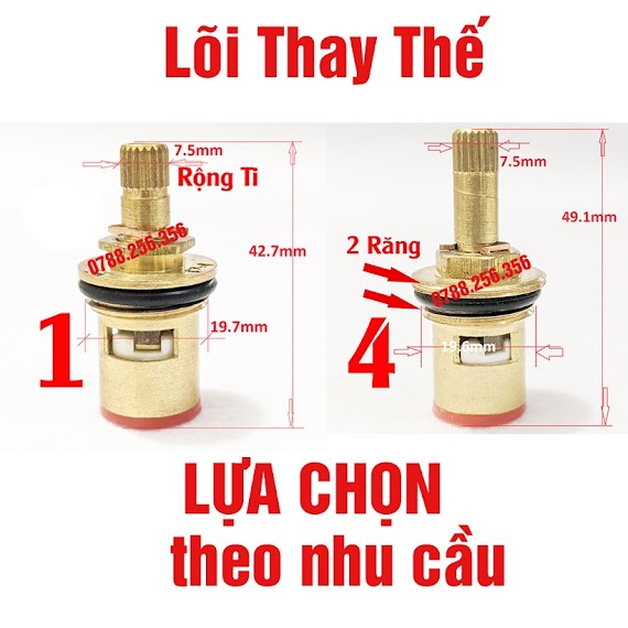 [Sale]Ti Đồng, Lõi Vòi Nước Lạnh (Ruột (Ốc) Trong Vòi Lavabo Lạnh, T Cầu, Vòi Hồ, Củ Sen Lạnh) Lựa Chọn Không Có Ốc