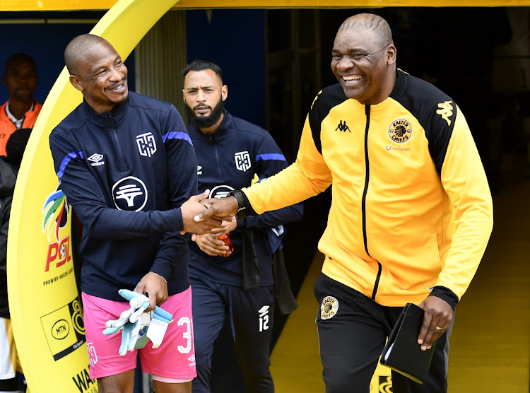 Kaizer Chiefs coach Molefi Ntseki during their MTN8 quarterfinal against Cape Town City at Athlone Stadium in Cape Town on August 13 2023.