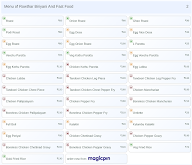 Rowthar Biriyani And Fast Food menu 2