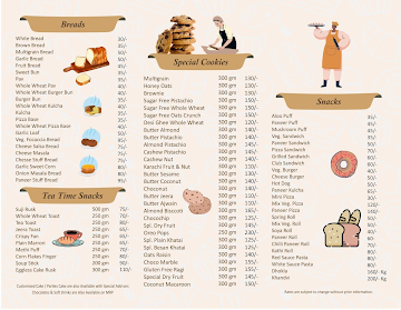 Dhingra Bakery menu 