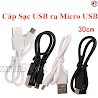 Cáp Sạc Android Usb 2.0 Ra Micro Usb 30Cm 1M