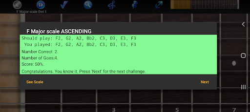 Screenshot Guitar Scales & Chords