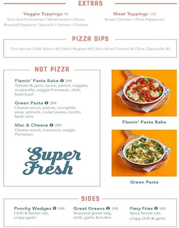 Jamie's Pizzeria By Jamie Oliver menu 