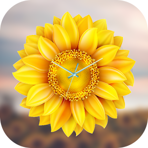Download Sunflower Clock Live Wallpaper For PC Windows and Mac