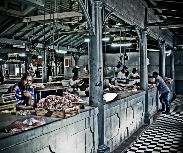 Mercato della carne a Port Louis di alessandrocastellani