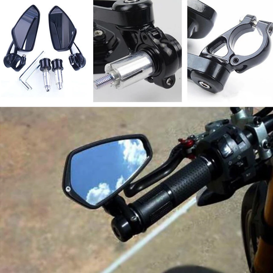 Modified Motorcycle Rear View Mirror Hand Mirror for Enhanced Visibility and Safety. Improve your ride with this essenti