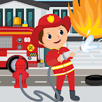 Cover Image of 下载 Pretend Play Fire Station: Town Firefighter Story 1.0.1 APK