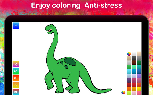 download ﻿dinosaur coloring pages gameglitter coloring