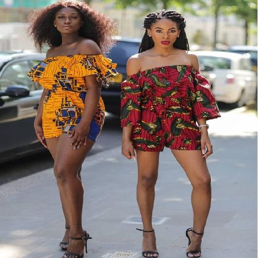 Ankara Romper Styles  Designs