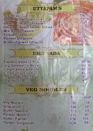 Dosa Corner menu 1