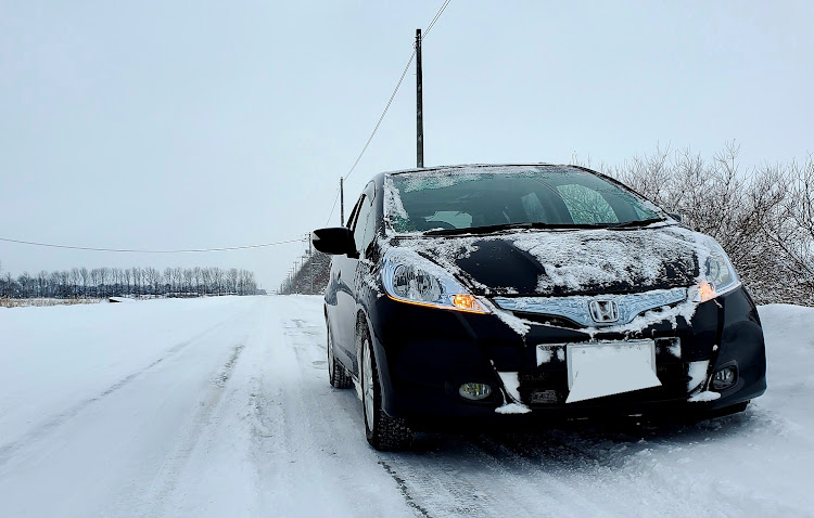 フィットの雪・北海道・フィット・ドライブに関するカスタム事例の投稿画像2枚目