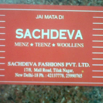 Sachdeva Fashions Pvt Ltd photo 