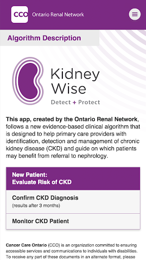 KidneyWise Clinical Toolkit