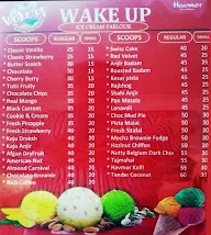 Wake Up Ice Cream Parlour menu 1