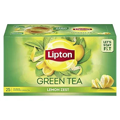 Lipton Green Tea Lemon Zest - 32.5 gm