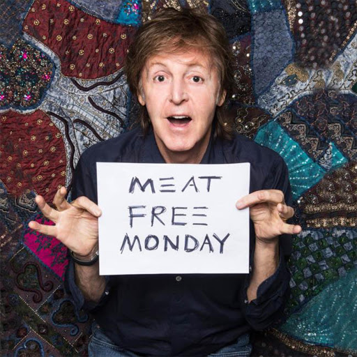 Sir Paul McCartney supporting Meat-Free Mondays.