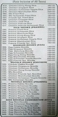 Friends Fast Food menu 5