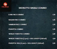 Kolapasi Takeaway menu 2