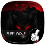 Cover Image of 下载 Red Eye fury wolf theme 1.1.1 APK