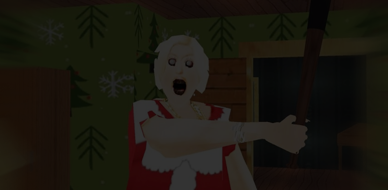 Scary santa granny horror : siren head chapter III