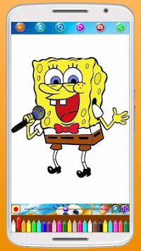 Buku Mewarnai Spongebob Poster Buku Mewarnai Spongebob Poster