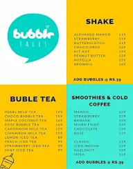 Bubble Tales By TBC menu 1