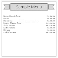 Siri Caterers menu 1