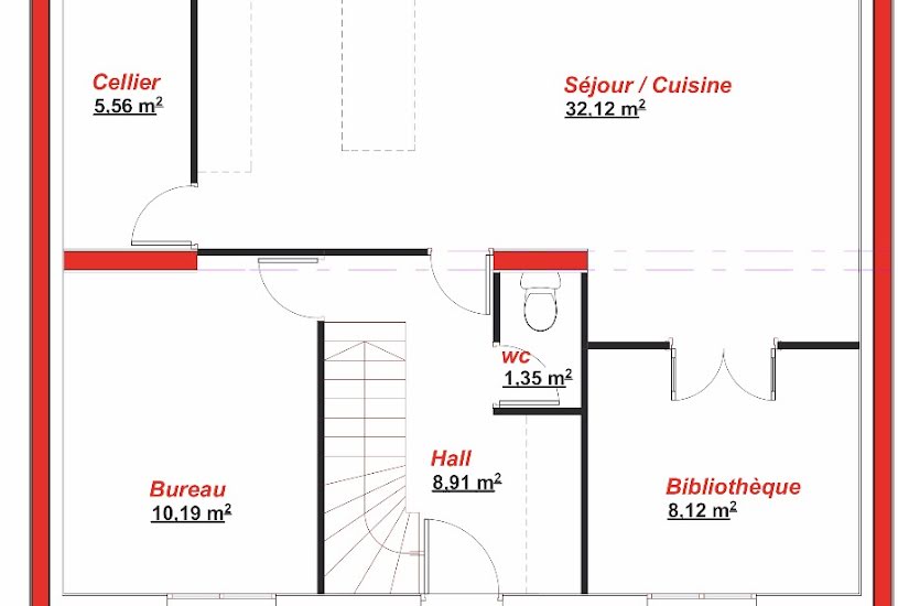  Vente Terrain + Maison - Terrain : 963m² - Maison : 129m² à Frouville (95690) 