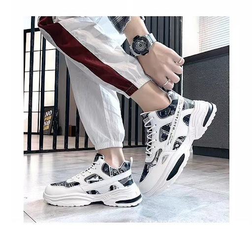 Title 2, Breathable Mens Heightened Daddy Shoes for Com...