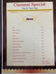 Chennai Special menu 3