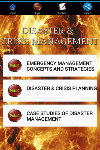 Disaster And Crisis Management