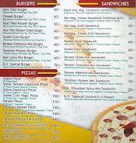 R R Bakers menu 1