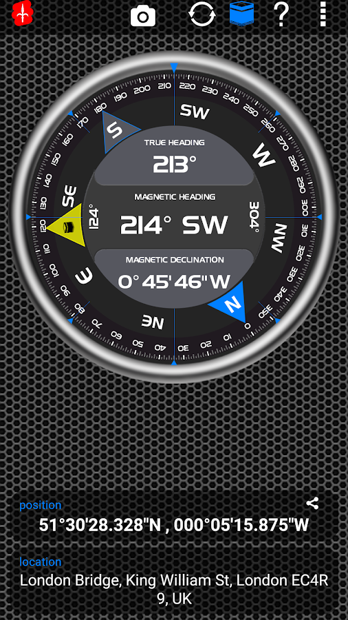    AndroiTS Compass Pro- screenshot  