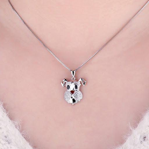 Title 3, Puppy female fashion necklace