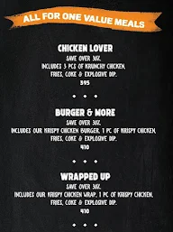 The Frizzle Factory menu 5