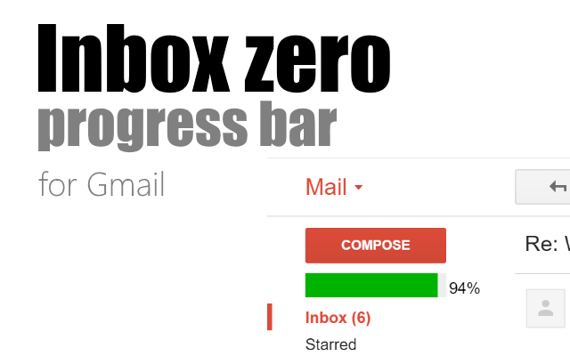 Inbox Zero Progress Bar Preview image 1