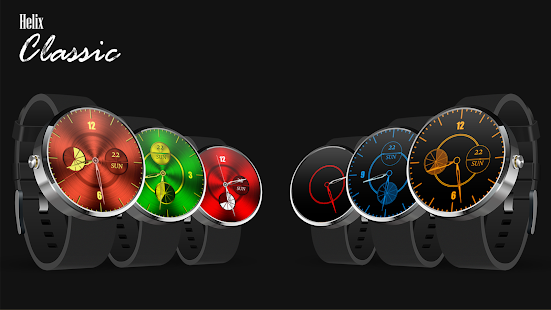 ภาพหน้าจอของ Helix Classic Watch Face