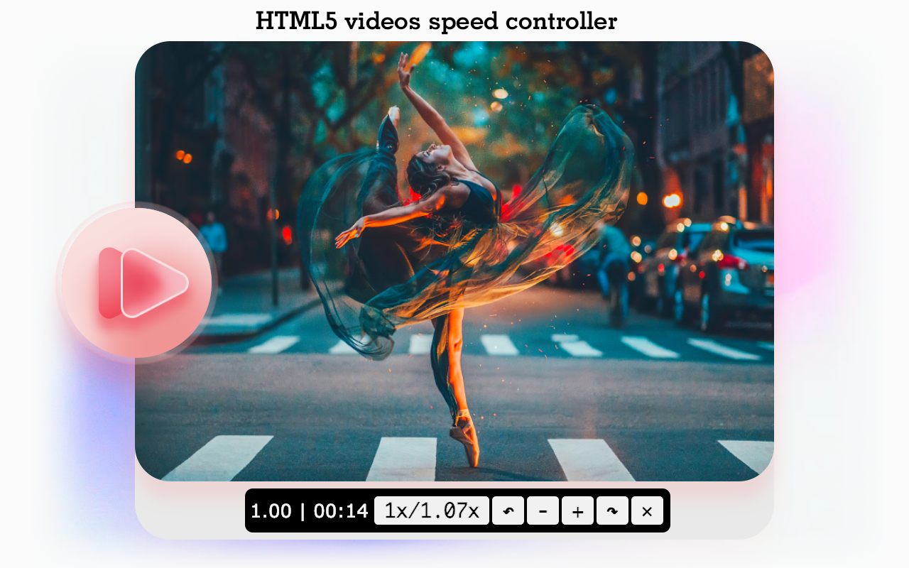 VSC - speed control HTML videos Preview image 1