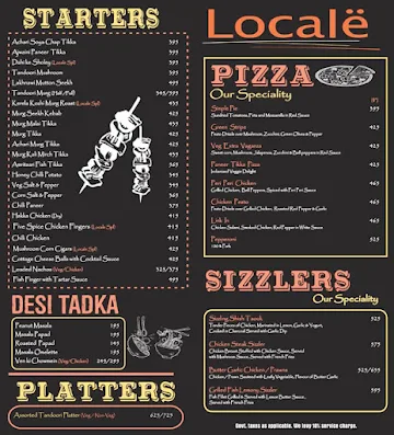 Locale menu 