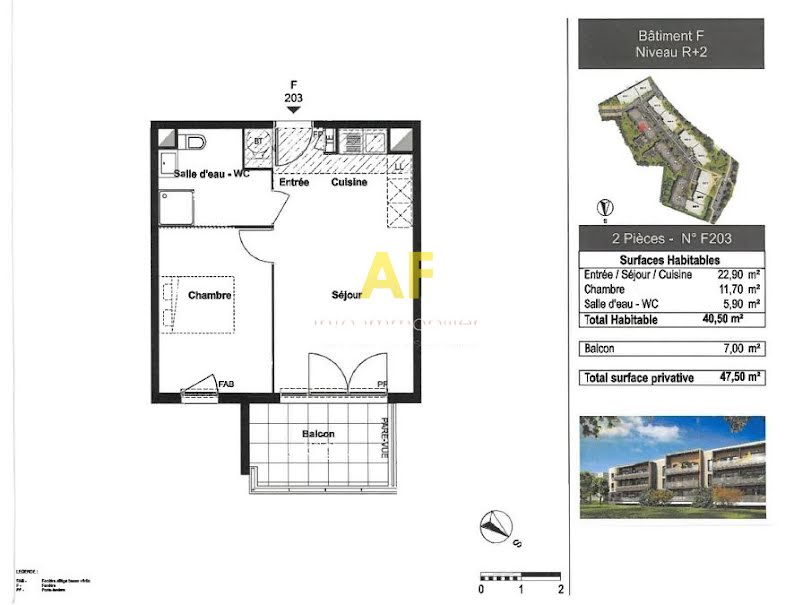 Vente appartement 2 pièces 40.5 m² à Frejus (83600), 261 000 €