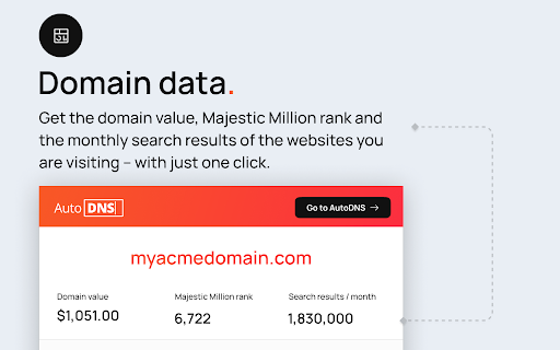 AutoDNS | Domain Check & SEO Data