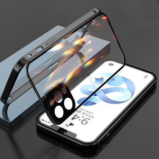 Title 4, iPhone XR Double Sided Buckle Magnetic Phone Ca...