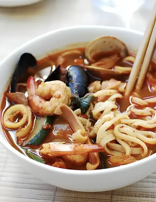 Korean Spicy Seafood Noodles Gravy