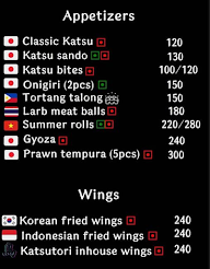 Katsutori menu 3