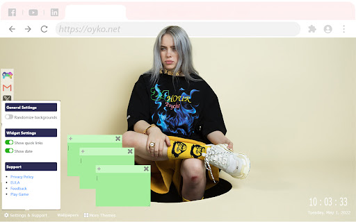 Billie Eilish Wallpapers New Tab Experience