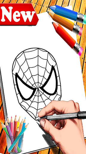 How To Draw : Spiderman  *Easly Step*