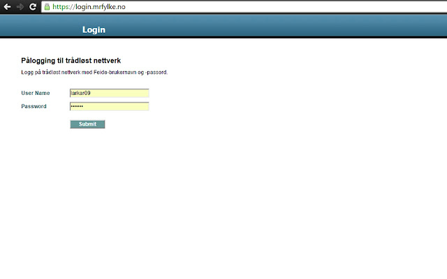 Mrfylke auto-login